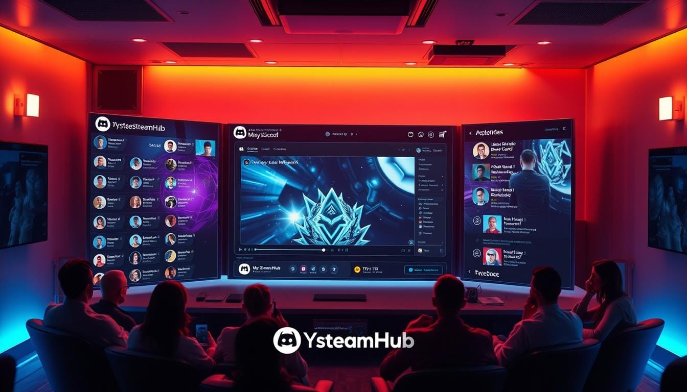 Discord server streaming