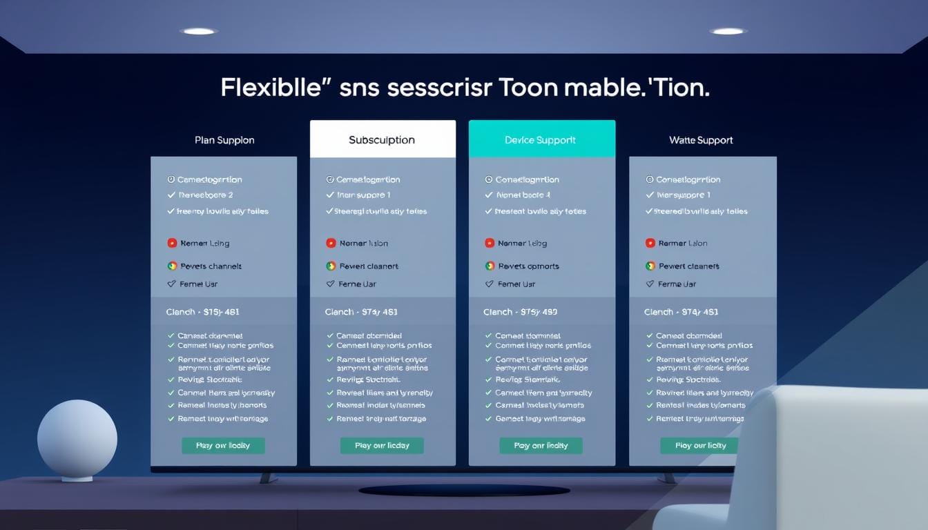 Flexible subscription plans