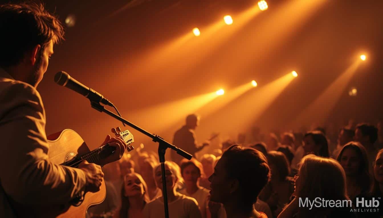 live music and storytelling